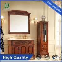 Top1 Newest Color ModernSolid Wood French Antique Bathroom Vanity Cabinet